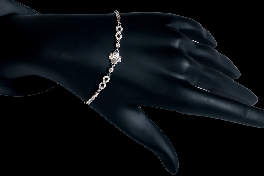 Liron Silver Modern Form Bileklik